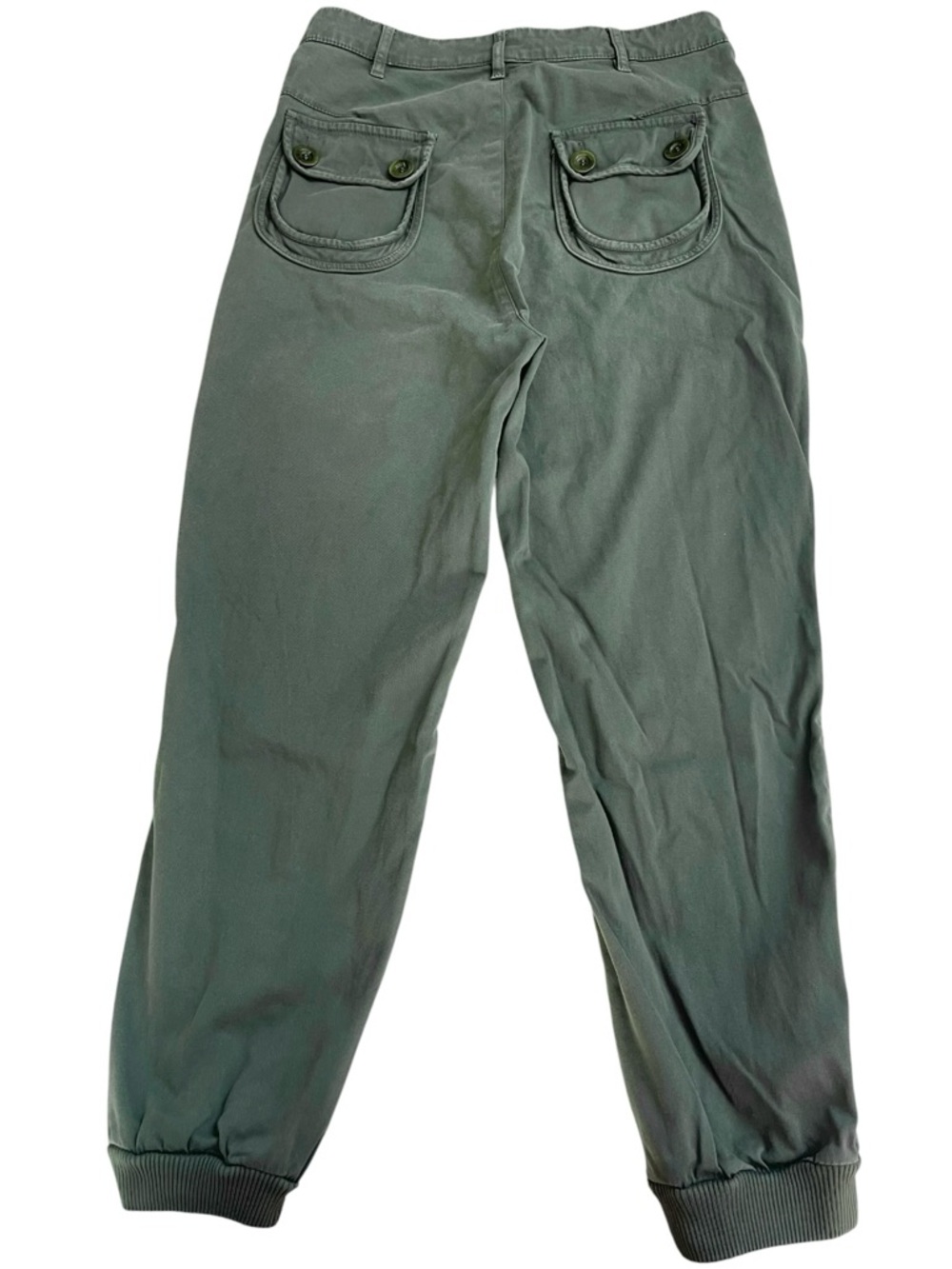 See by Chloé Cargo Jogger Pants Olive Green High Rise 32x25 Utility - Picture 6 of 6